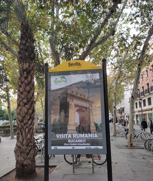 GALERIE FOTO Campanie de promovare a României pe străzile din Sevilla
