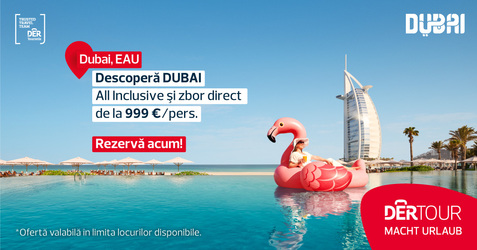 Dubai este destinația ideală pentru vacanța de iarnă. Află cât de puțin te costă o vacanță de 7 zile all inclusive cu zbor inclus!   
