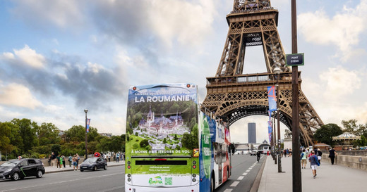 Campania outdoor de promovare a României ca destinație turistică, la Paris are un buget de 111.000 de euro. Obiectivele prezentate: Transfăgărășanul, Sucevița și Castelul Peleș