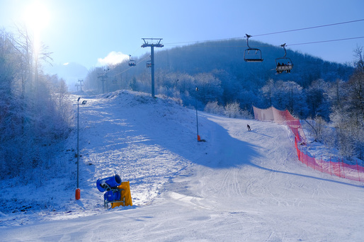 FOTO O nouă pârtie de schi în România