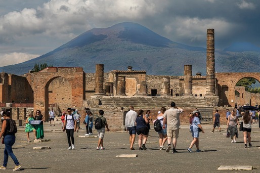 Parcul arheologic Pompeii a introdus o limită de vizitatori pe zi