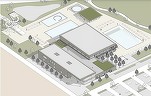 FOTO Cum va arăta primul Aquapark din Alba, construit la Ocna Mureș. Tobogane, bazin cu valuri și piscine
