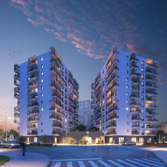 FOTO Dezvoltatorul imobiliar belgian Didier Balcaen lansează primul proiect rezidențial din București, trei turnuri de 11 etaje, investiție de 15 milioane euro