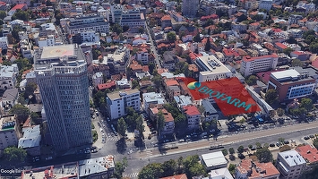 EXCLUSIV FOTO Biofarm pregătește valorificarea terenului pe care îl deține în centrul Bucureștiului. Aici poate fi construită o clădire cu opt etaje