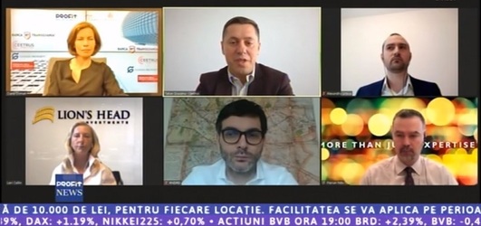 VIDEOCONFERINȚA Profit.ro - Piața imobiliară în contextul COVID -19. Prețul apartamentelor noi nu va scădea. 2021, anul rediscutării contractelor de închiriere de birouri