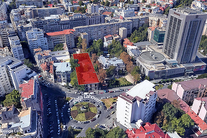 FOTO Blocul contestat cu apart-hotel, birouri și magazine din Piața Lahovari se pregătește pentru construcție, la peste un deceniu de la inițierea proiectului