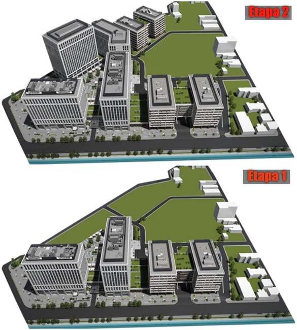 Varianta inițială a etapelor Timpuri Noi Square