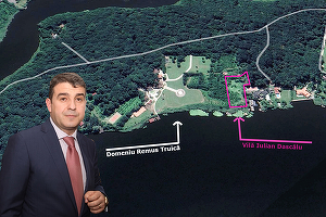 EXCLUSIV FOTO Iulian Dascălu, cel mai mare proprietar român de malluri, își face vilă cu piscină pe malul lacului Snagov, lângă domeniul lui Remus Truică