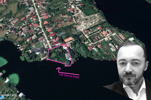 EXCLUSIV FOTO Marius Gaga, fost șef al corpului de control ANAF, pregătește o locuință în locul unei foste vile de protocol a statului de pe malul lacului Snagov. El locuiește acum în Dubai