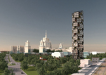 FOTO Cel mai înalt turn de locuințe din România, lansat