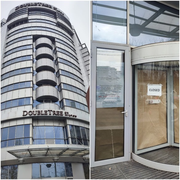 ULTIMA ORĂ FOTO Pandemia și războiul din Ucraina au închis singurul hotel DoubleTree by Hilton din București UPDATE Reacția BRD