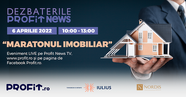 Dezbaterile PROFIT NEWS TV - Cât se vor mai scumpi locuințele? Ce oportunități oferă o piață sub presiune? "Maratonul imobiliar" vine cu răspunsurile
