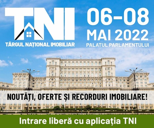 Începe Târgul Național Imobiliar TNI 6-8 mai 2022, Palatul Parlamentului | RECORD: Proiecte imobiliare cu valoare de peste 2 MILIARDE euro prezentate la TNI