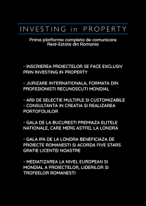 International Property Awards, ce înseamnă licența, Galele de la București și Londra și trofeul