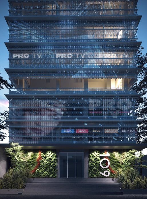EXCLUSIV FOTO Un grup de investitori asociați cu Hagag pregătește renovarea fostului sediu PRO TV, cumpărat de la o firmă a lui Adrian Sârbu. Cum va arăta turnul care a fost mulți ani casa PRO TV