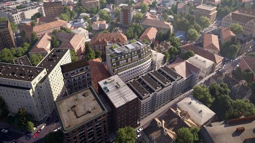 GALERIE FOTO Hagag pregătește un nou hotel, în kilometrul 0 al Bucureștiului, în locul unui institut de proiectare 