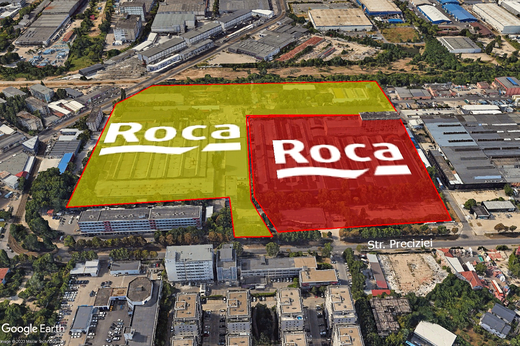 EXCLUSIV Grupul spaniol Roca, cel mai mare producător de obiecte sanitare din lume, pregătește demolarea vechii fabrici Cesarom din București, după ce a renunțat complet la producția din România