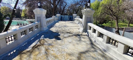 Lucrările de reabilitare a Podului Mare din Cișmigiu au fost finalizate