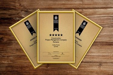 Brisk Group, triplu premiată la Gala Romanian Property Awards și desemnată Five Stars Construction Project Management Company