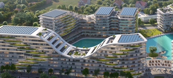 Central District Lagoon City, unul dintre cele mai inovatoare proiecte de reconversie urbană verde din România, dar și din Europa Centrală și de Sud-Est