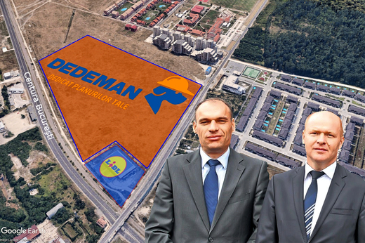 EXCLUSIV Frații Pavăl, proprietarii Dedeman, au cumpărat o suprafață mare de teren de la fiica lui Fathi Taher, lângă Școala Americană. Pot construi sute de apartamente și magazine