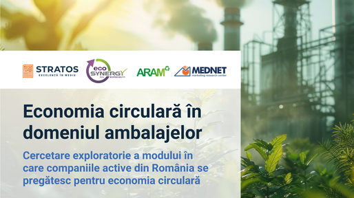 54,2% dintre companiile românești chestionate, au o strategie de aplicare a principiilor economiei circulare pentru propriile ambalaje puse pe piață