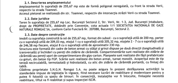 FOTO&DOCUMENT Romgaz modernizează clădirea cu 7 etaje din București preluată în contul unei părți din datoria la gaze a InterAgro