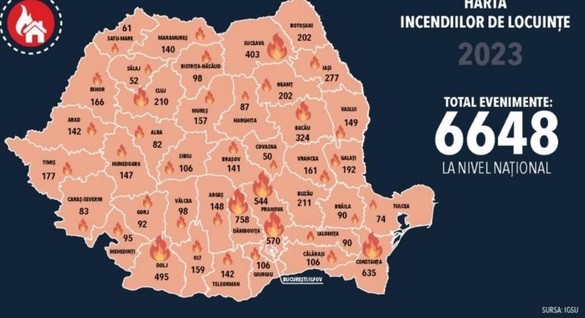 FOTO Harta dinamică a dezastrelor, lansată în România