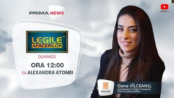 VIDEO Oana Vîlceanu, STRATOS Management, la Legile Afacerilor: Pachetul Omnibus – o oportunitate strategică pentru companii în contextul sustenabilității