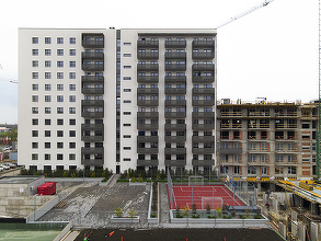 FOTO Hercesa și fondul Bluehouse încep construcția la a treia clădire Stellaris Residencias, lângă stadionul Steaua, parte a unui proiect uriaș inițiat în 2006