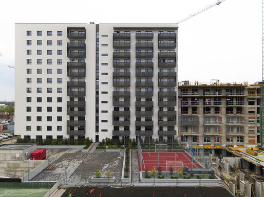 FOTO Hercesa și fondul Bluehouse încep construcția la a treia clădire Stellaris Residencias, lângă stadionul Steaua, parte a unui proiect uriaș inițiat în 2006