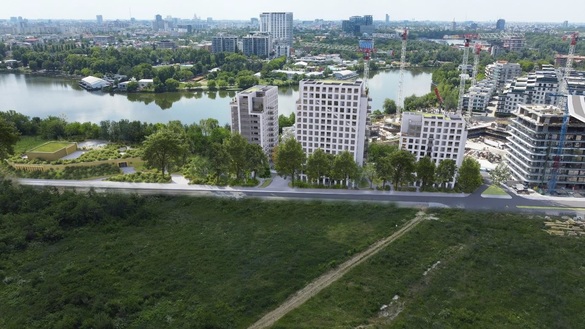 FOTO 3 turnuri cu locuințe. Avocații Virginica Tanți Dumitrescu și Adrian Ciorobea prezintă primele detalii ale clubului exclusivist pregătit în zona de afaceri Pipera
