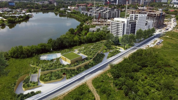 FOTO 3 turnuri cu locuințe. Avocații Virginica Tanți Dumitrescu și Adrian Ciorobea prezintă primele detalii ale clubului exclusivist pregătit în zona de afaceri Pipera