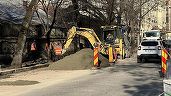 FOTO ANUNȚ Ample lucrări de reparații lansate pe străzile și trotuarele din întreg Bucureștiul. Plan pe 4 ani
