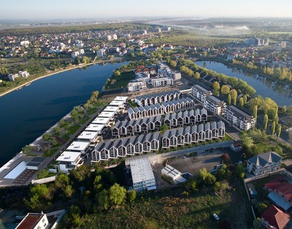 Planul inițial al Sunset Lake Homes