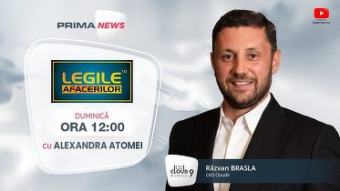 Răzvan Brasla, CEO-ul Cloud9, vine la emisiunea Legile Afacerilor