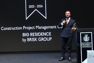 Brisk Group câștigă două trofee pentru Project Management la Romanian Property Awards 2025 pentru proiectul Big Residence by Vlad Exim