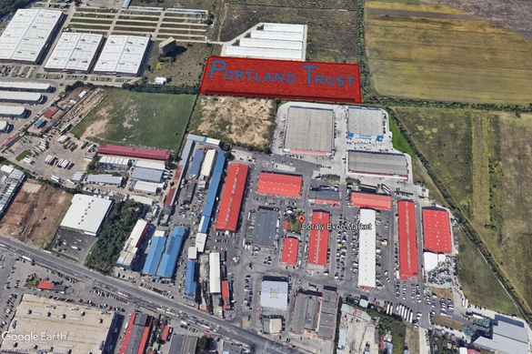 Amplasamentul viitorului centru de date al Portland Trust