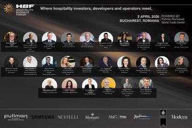 Investitori și lanțuri hoteliere internaționale analizează oportunități în Europa de Sud-Est la Hospitality Business Forum 2026, la București