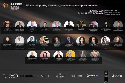 Investitori și lanțuri hoteliere internaționale analizează oportunități în Europa de Sud-Est la Hospitality Business Forum 2026, la București