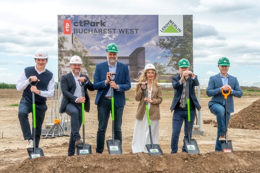 FOTO Investiție în România. Leroy Merlin semnează cu CTP pentru un nou depozit în CTPark Bucharest West