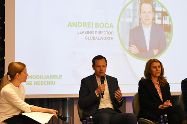 VIDEO Este sănătos ca chiriile să crească. Andrei Boca, Leasing Director Globalworth: Lipsește chiriașul de mijloc pe piața birourilor ca urmare a reașezărilor pe piața muncii - Conferința Profit.ro Imobiliare