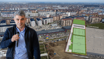 FOTO Investiție lângă Militari Shopping. Fost luptător la Olimpiadă, astăzi vicepreședintele Federației, Constantin Borăscu, vrea să își facă o bază sportivă 