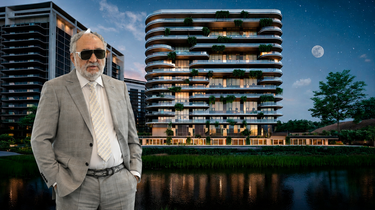 PREMIERĂ FOTO Ion Țiriac demolează vila fiului său de pe malul lacului Tei și construiește în loc un turn cu apartamente de 62 de milioane de euro. Primele imagini cu turnul
