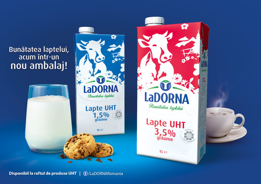 Lactalis relansează brandul de lactate LaDORNA cu o nouă identitate vizuală