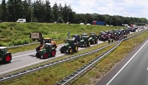 VIDEO Prima TV: Revolta fermierilor olandezi