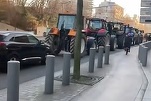 VIDEO Parisul, invadat de tractoare
