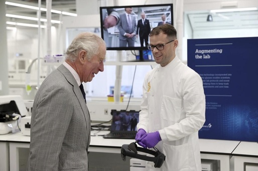 Prințul Charles al Marii Britanii a inaugurat un nou centru de cercetare al AstraZeneca din Cambridge, în valoare de 1 miliard de lire sterline