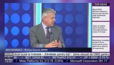 Profit Health.forum Zaharescu, ARPIM - Accesul la medicamente inovative este în continuare limitat. Fondurile pentru sănătate au o pondere în PIB la nivelul țărilor din Africa, 1 din 4 pacienți este tratat prin suprataxă