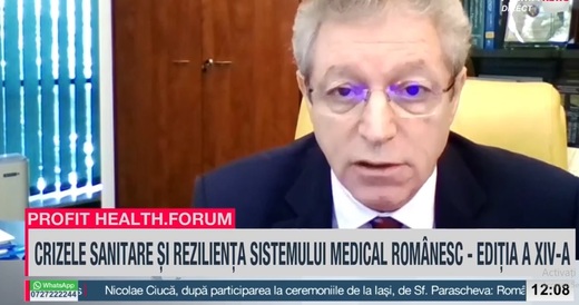 VIDEO Profit Health.forum Ediția a XIV-a - Prof. Dr. Adrian Streinu-Cercel: Sistemul medical din România a făcut progrese foarte importante raportat la câți bani are, dar rămân probleme de rezolvat